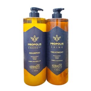 Kit Kerasys Propolis Energy Shampoo 1L + Tratamento de Brilho 1L