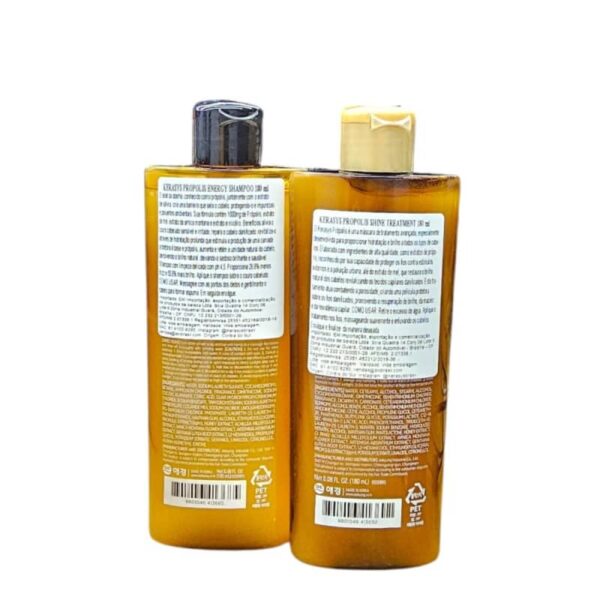 Kit Kerasys Propolis Energy Shampoo 180ml + Tratamento de Brilho 180ml - Imagem 2