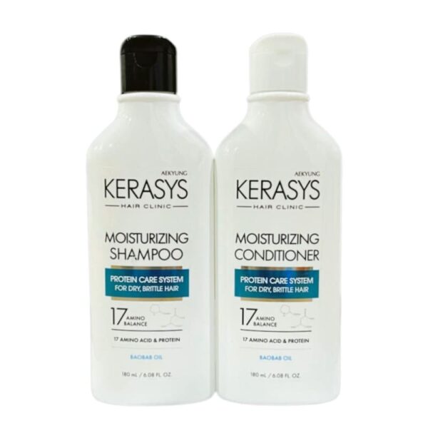 Kit Kerasys Moisturizing Shampoo 180ml + Condicionador 180ml