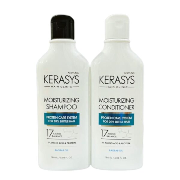 Kit Kerasys Moisturizing Shampoo 180ml + Condicionador 180ml