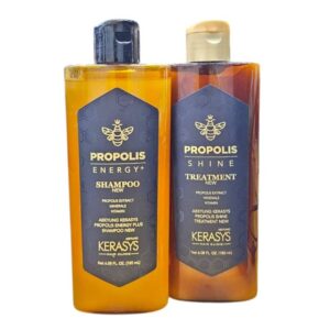 Kit Kerasys Propolis Energy Shampoo 180ml + Tratamento de Brilho 180ml
